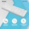 Клавиатура A4Tech Fstyler FKS10 белый/серый USB (FKS10 WHITE) Клавиатура A4Tech Fstyler FKS10 белый/серый USB (FKS10 WHITE)